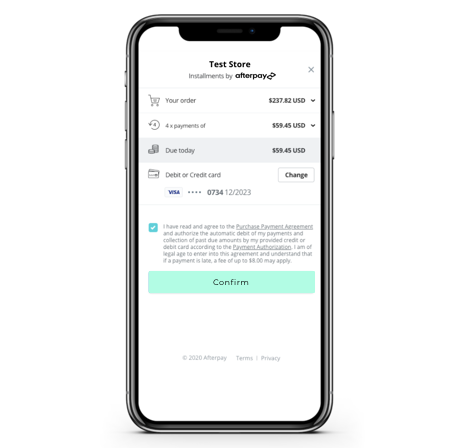 Afterpay-Checkout-final-screen
