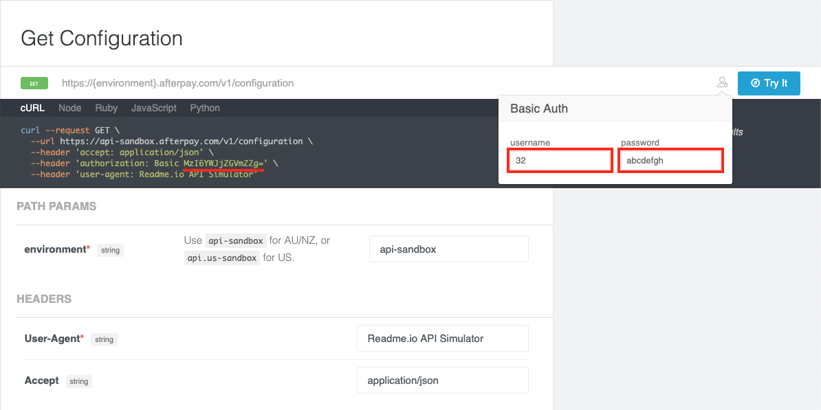 Get Configuration