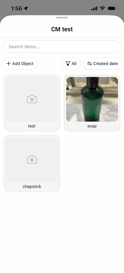Folder filter view