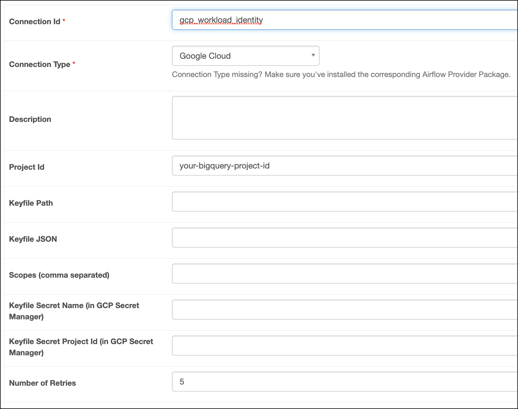 GCP-connection-using-workload-identity