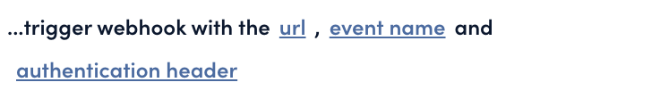 Project Automation Webhook Config