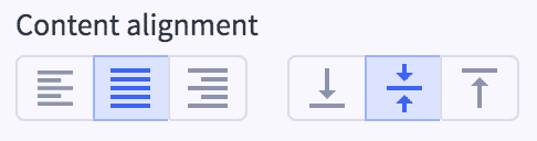 Alignment setting
