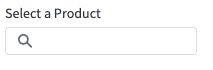 Select product setting