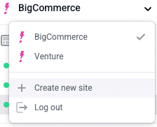 Creating a new site