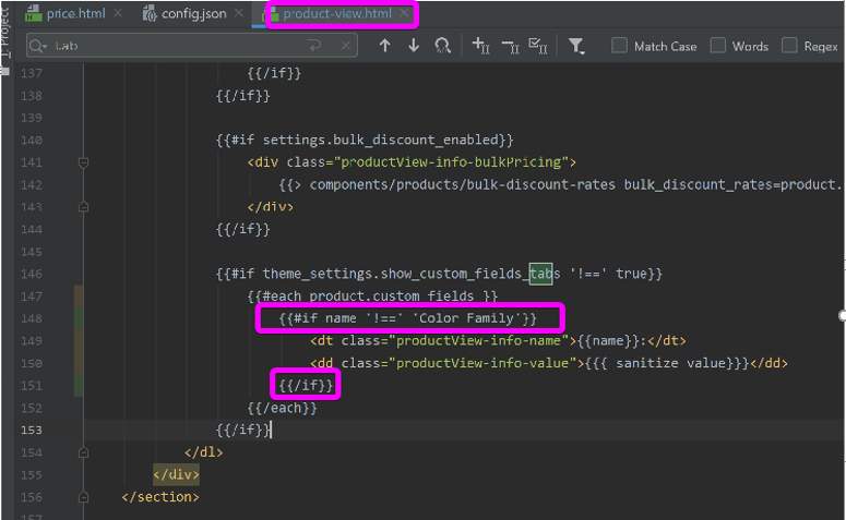 Custom field code