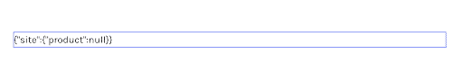 Null product result