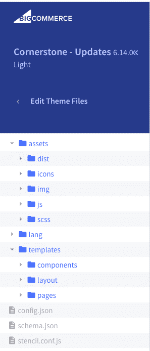 Edit Theme Files