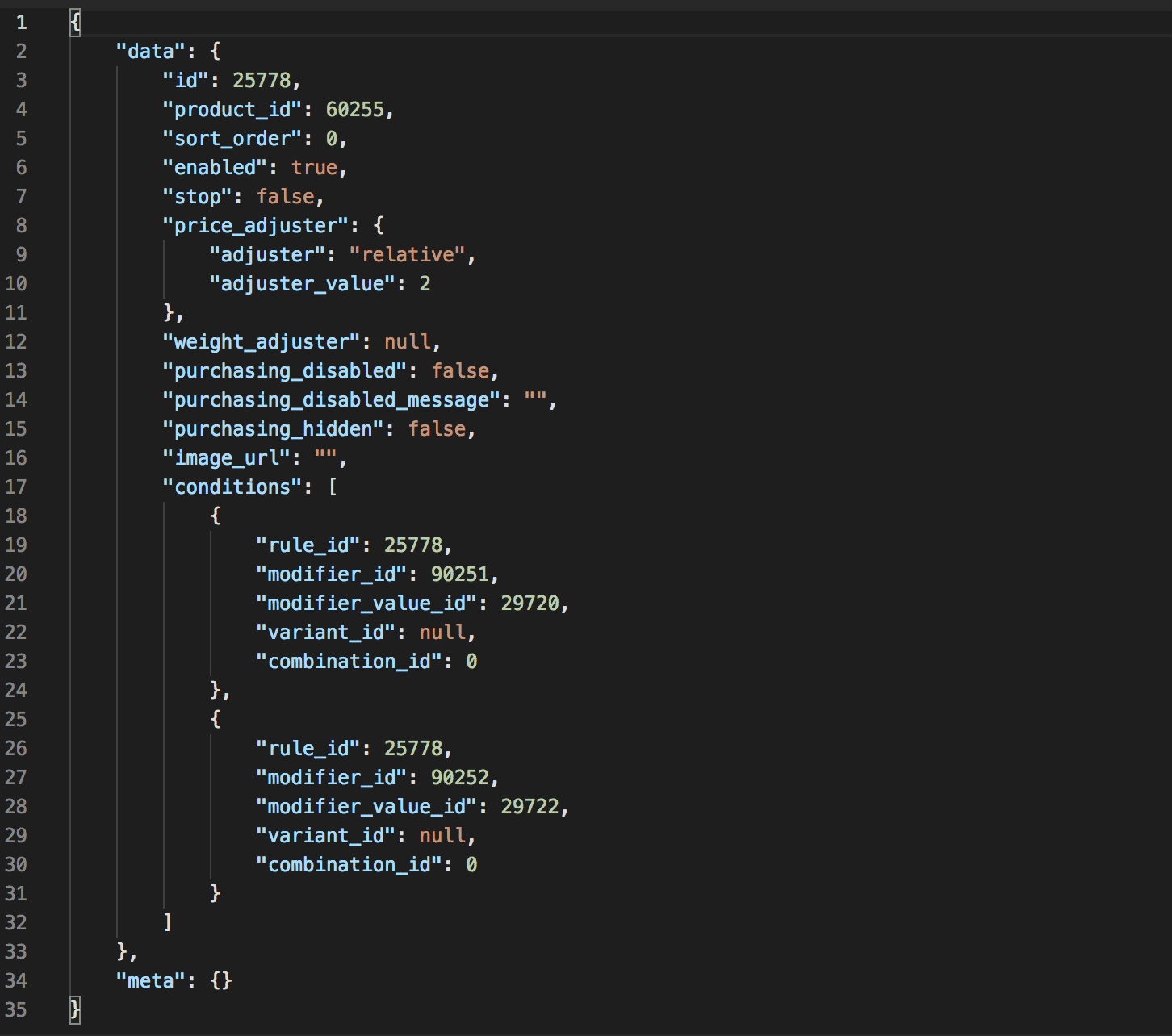 Example Response: Create a Complex Rule