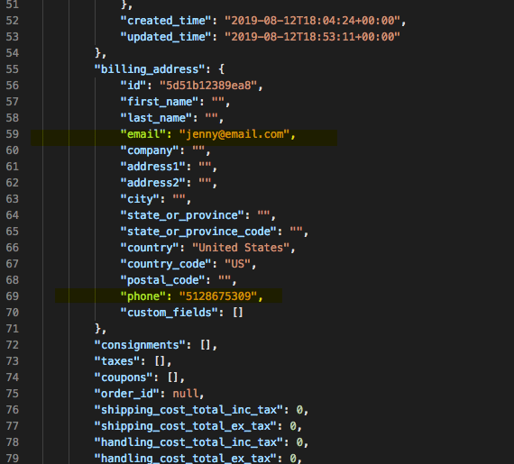 Example Response