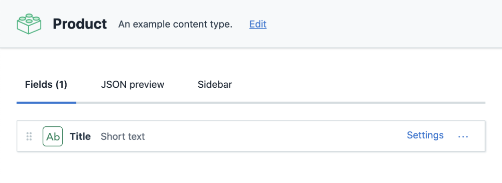 a content type's id