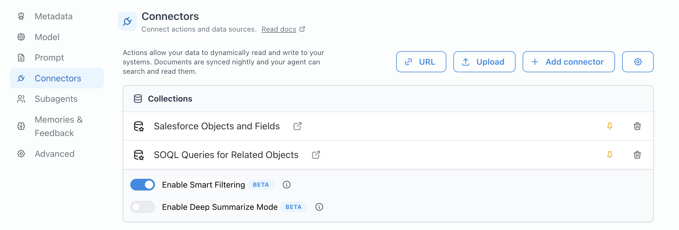 Add files to agent