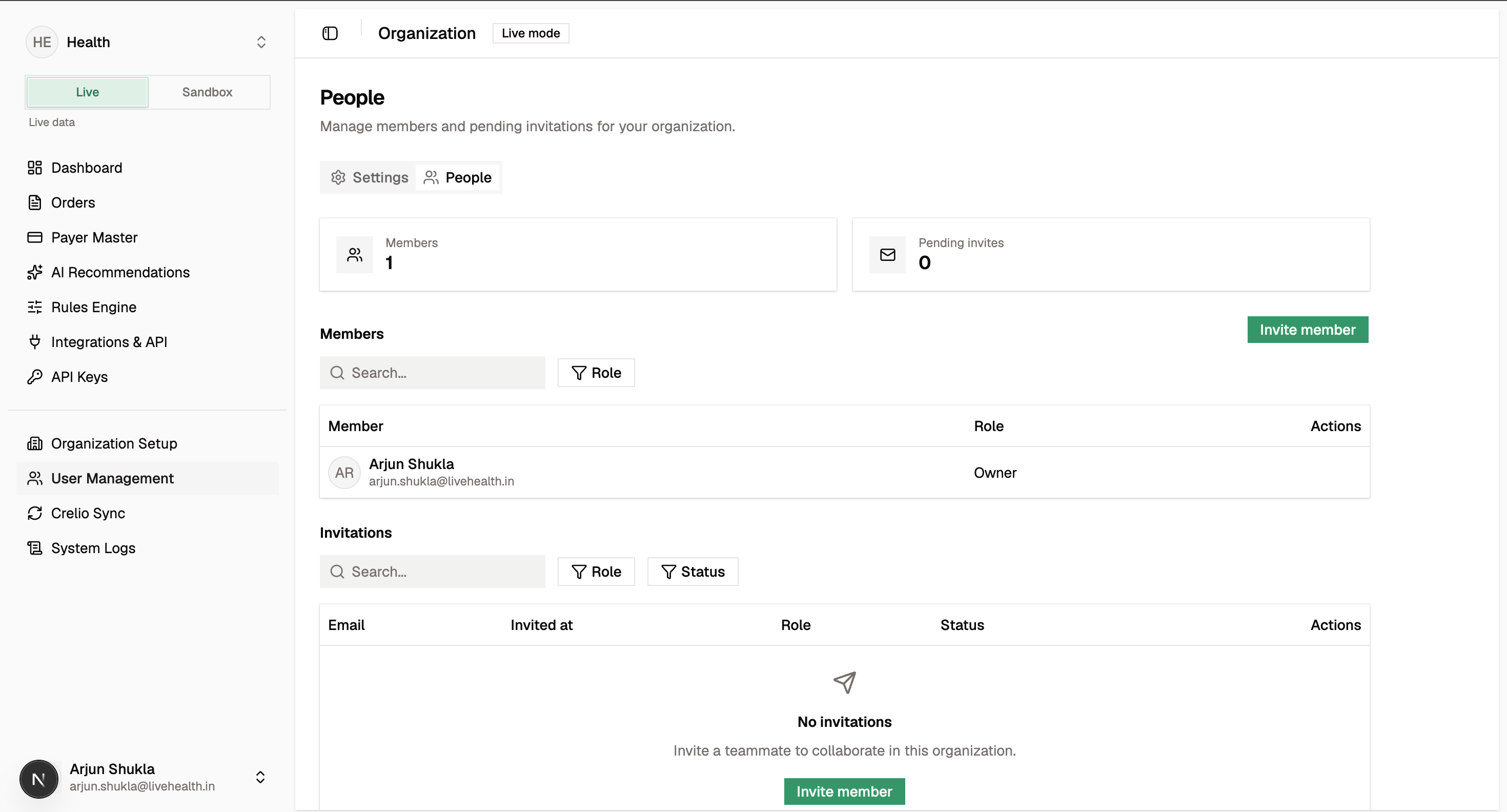 User Management