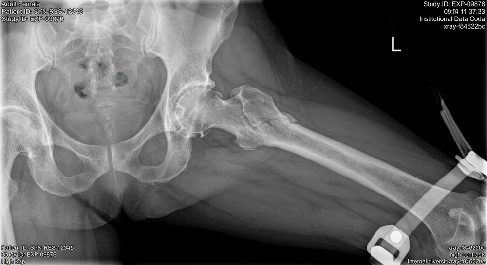 Synthetic extremity X-ray-style image
