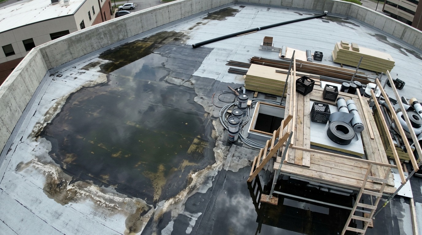 Synthetic drone aerial inspection image
