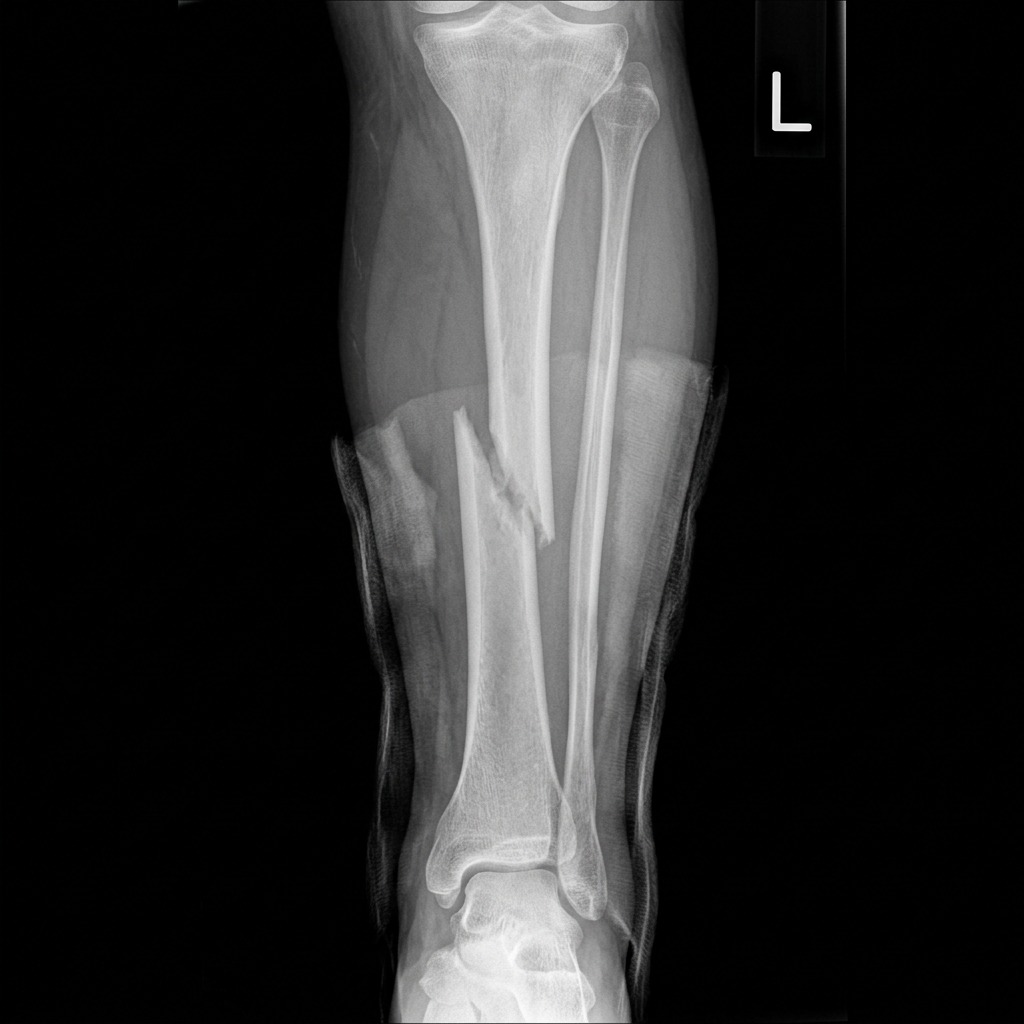 Synthetic extremity X-ray-style image