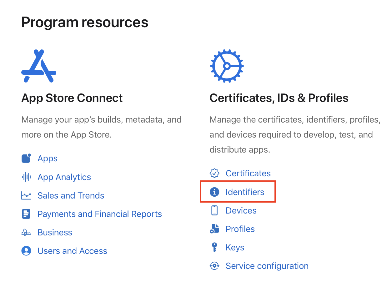 Select Identifiers