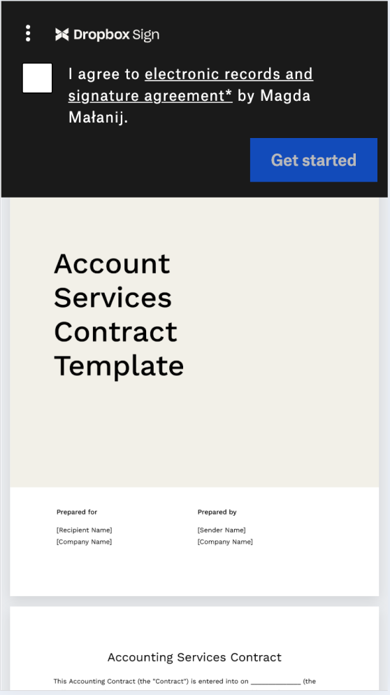 Current signer app