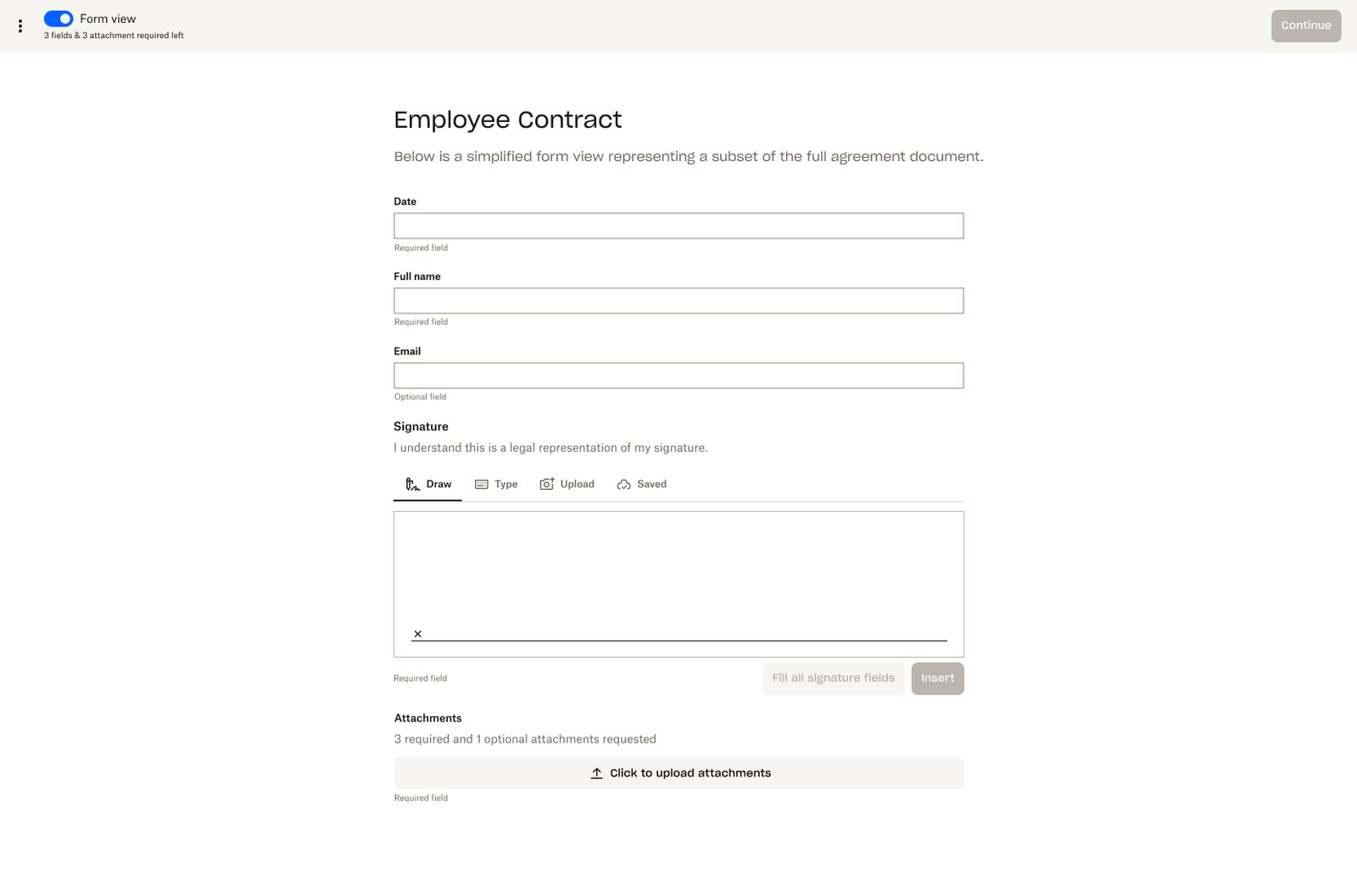 Updated signer app
