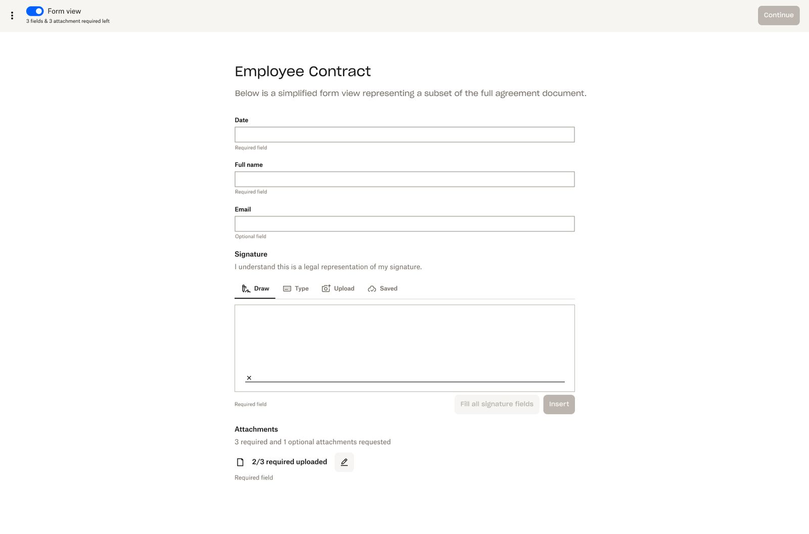 Updated signer app