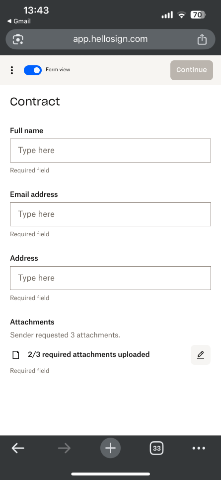 Updated signer app