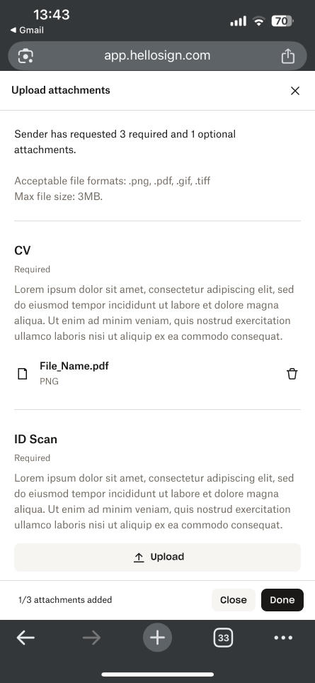 Updated signer app