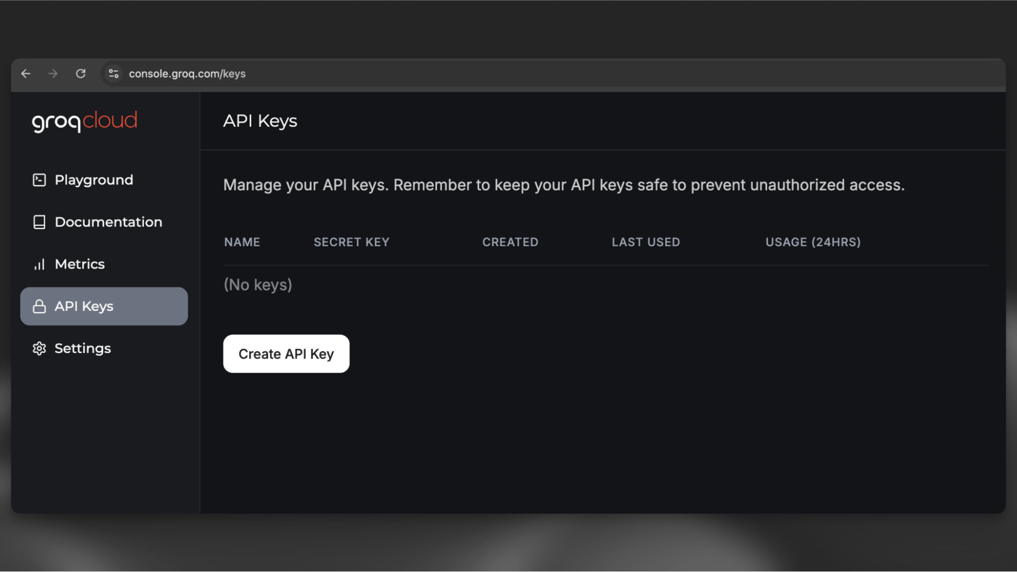 Add Secret