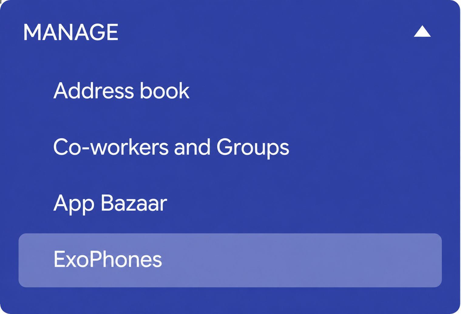 Exotel sidebar: ExoPhones