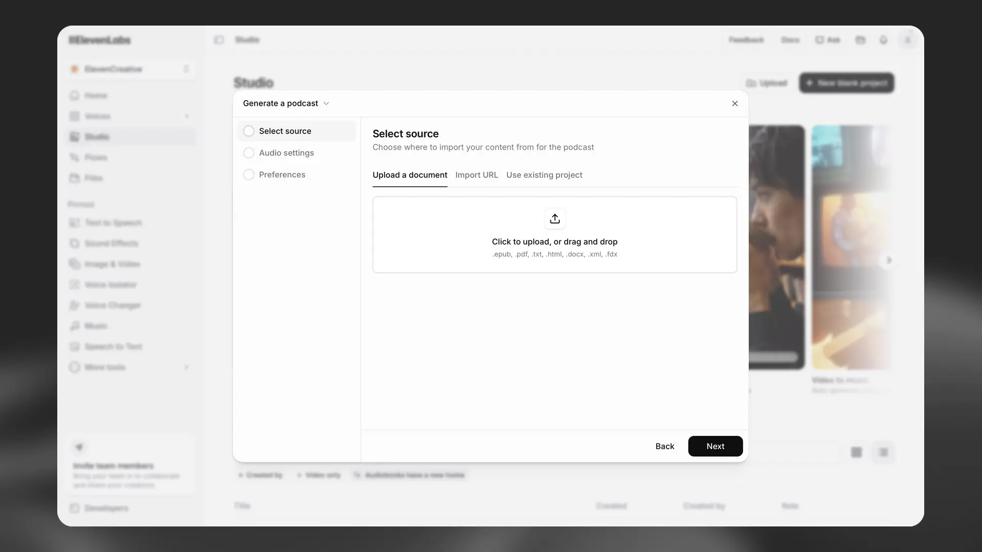 Generate a podcast Generate a podcast