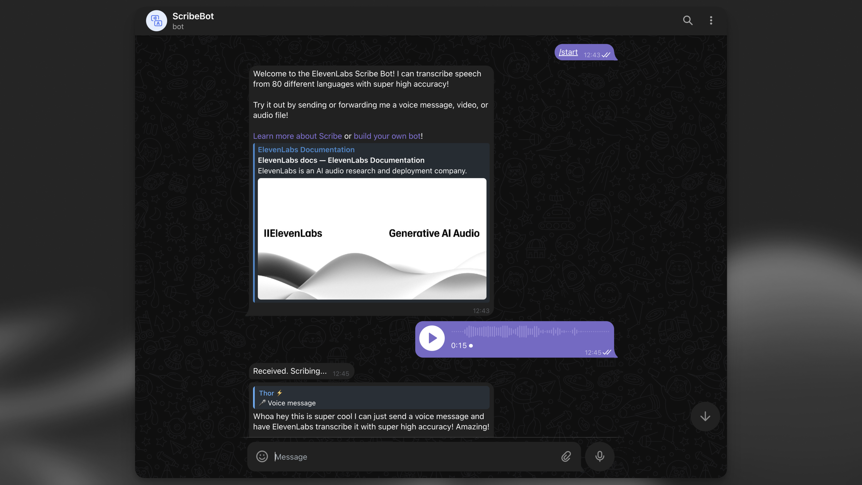 Bot testen