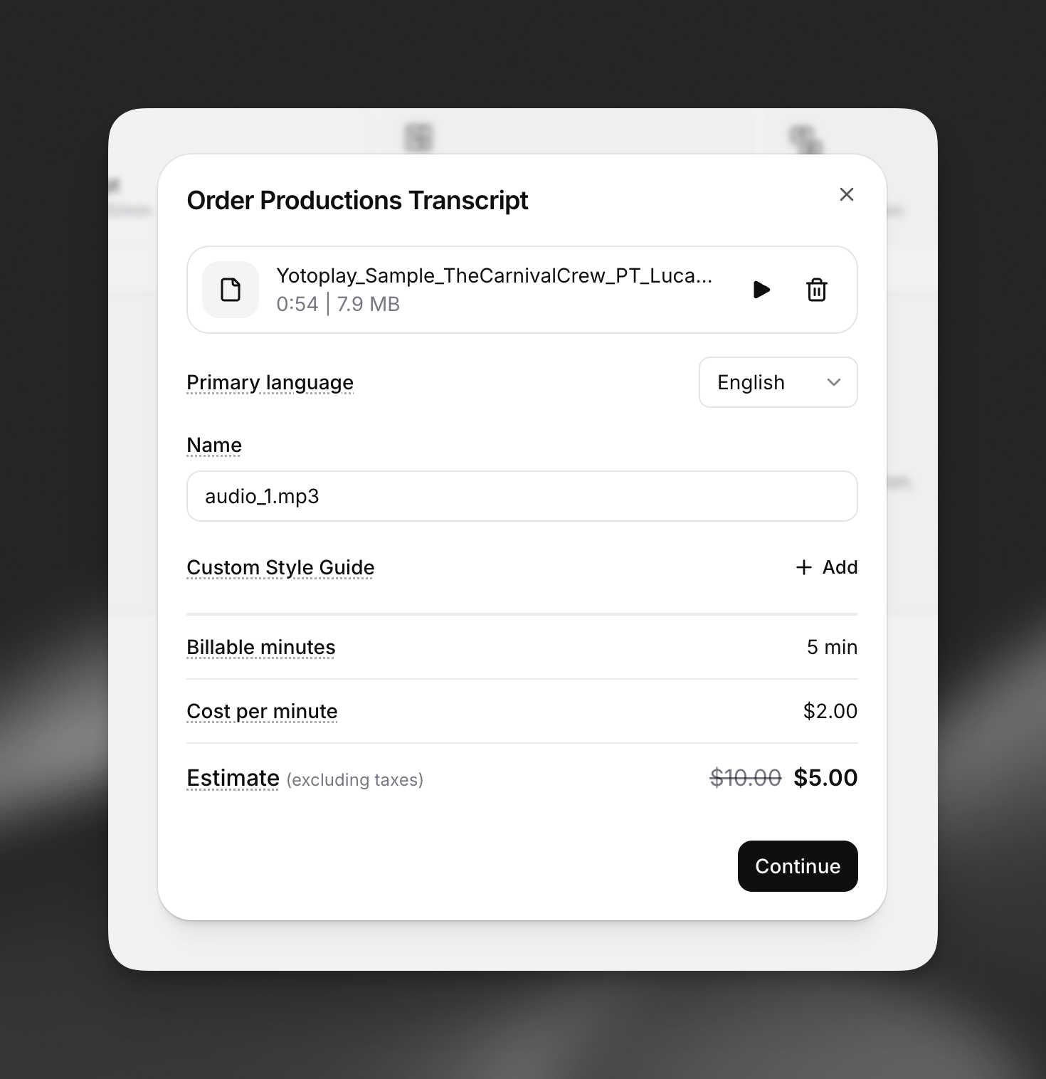 Devis Productions