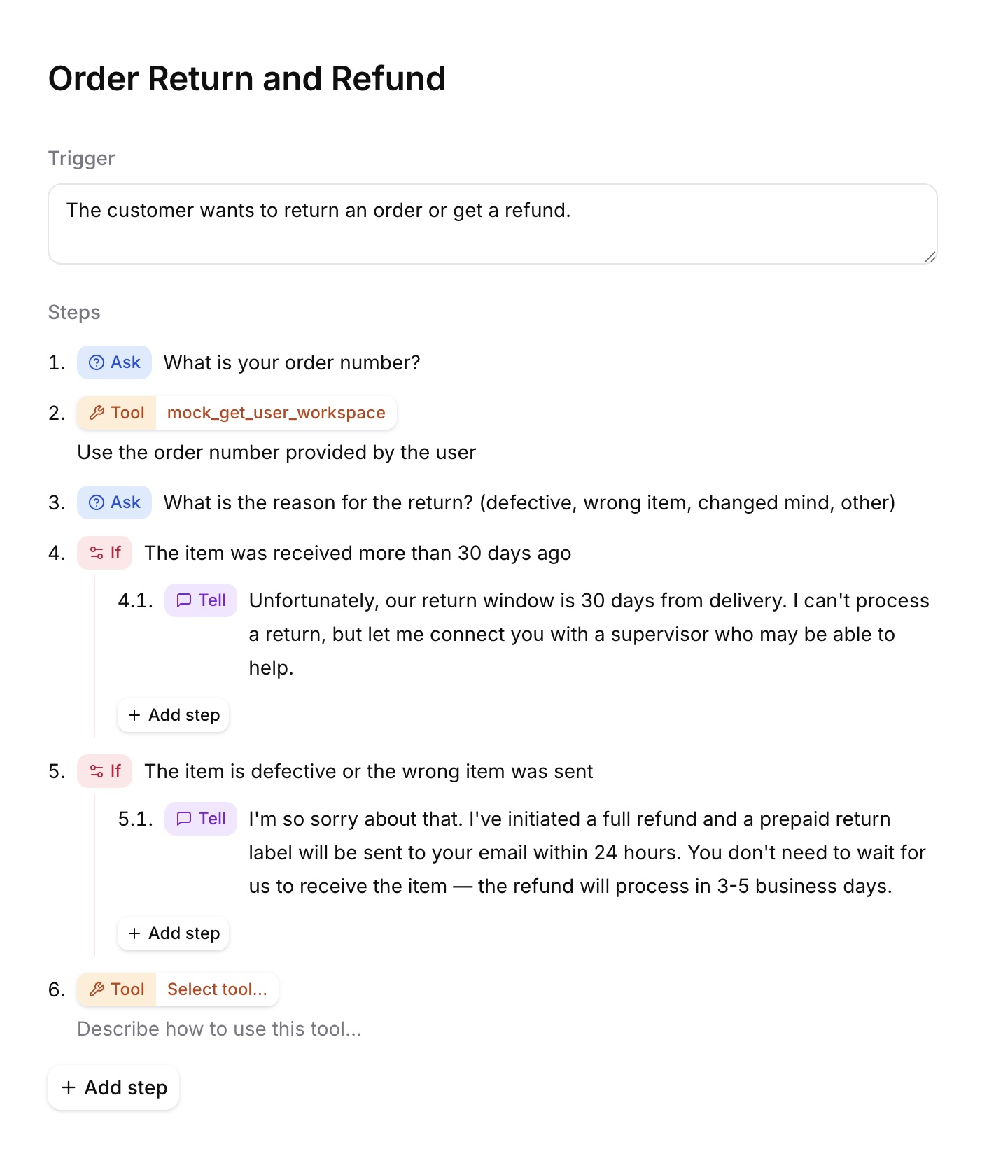 Structured procedure
editor