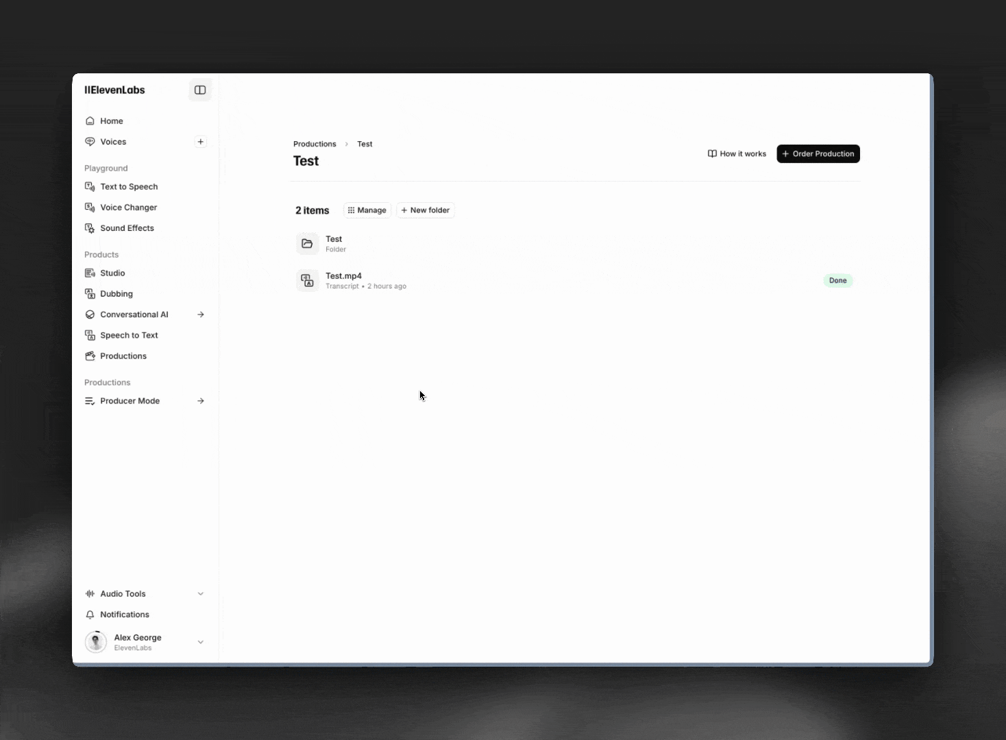 Viewer export menu