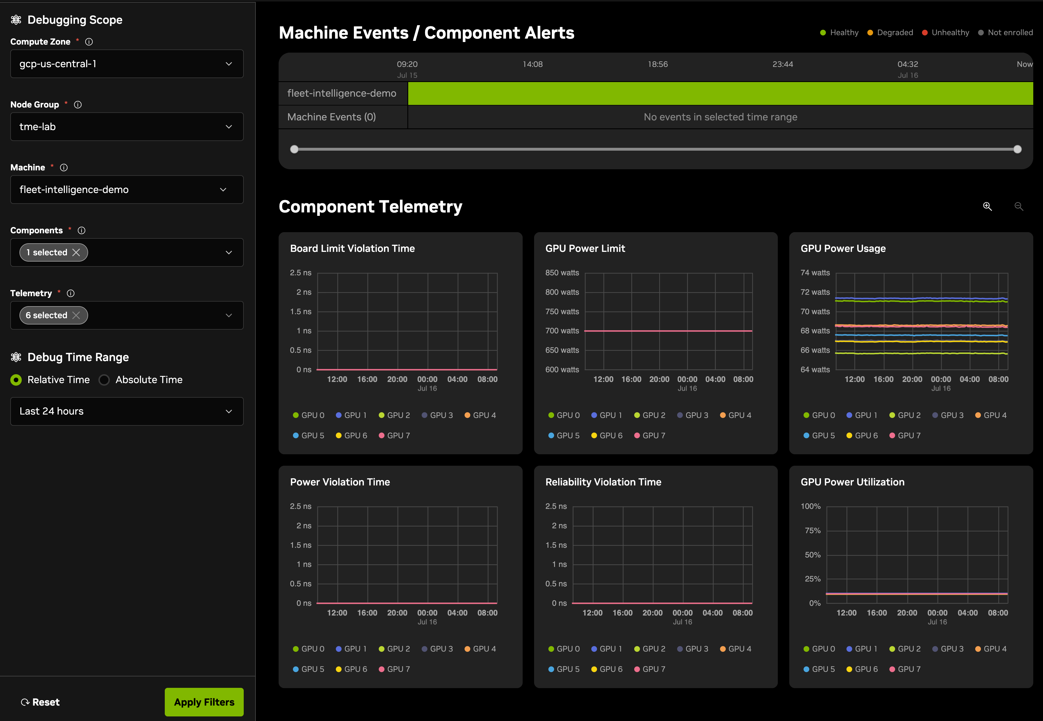 Fleet Intelligence debugger.