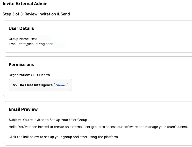 Creating a new Delegated External Group step 3.