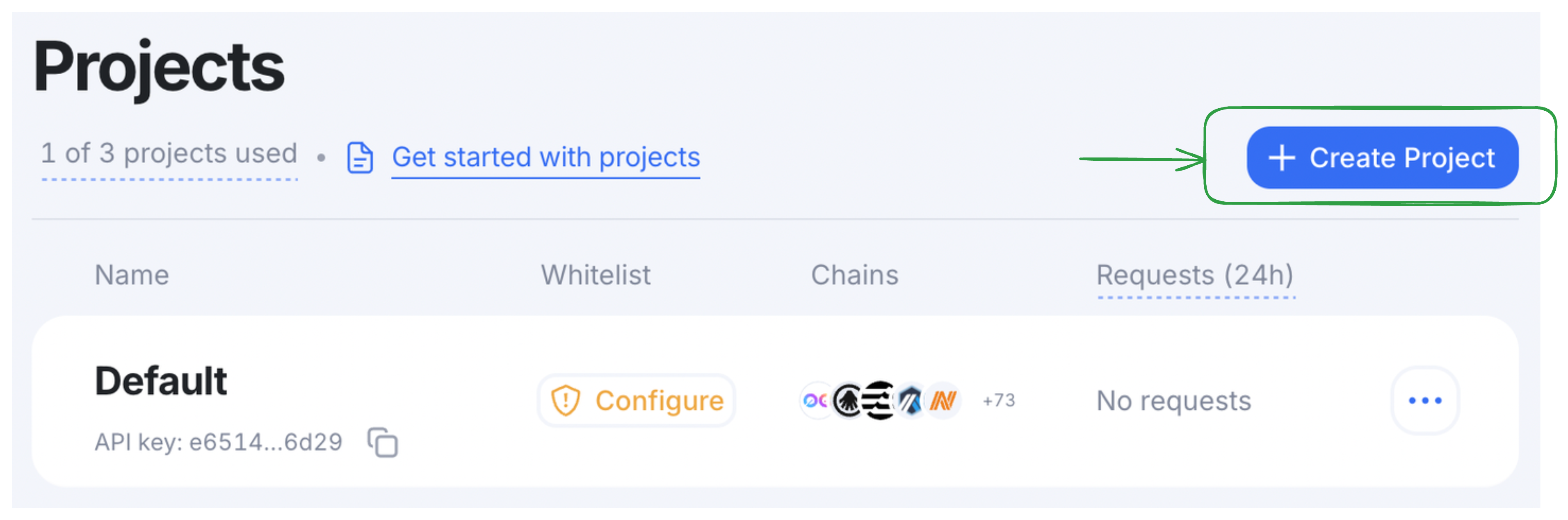 Create project