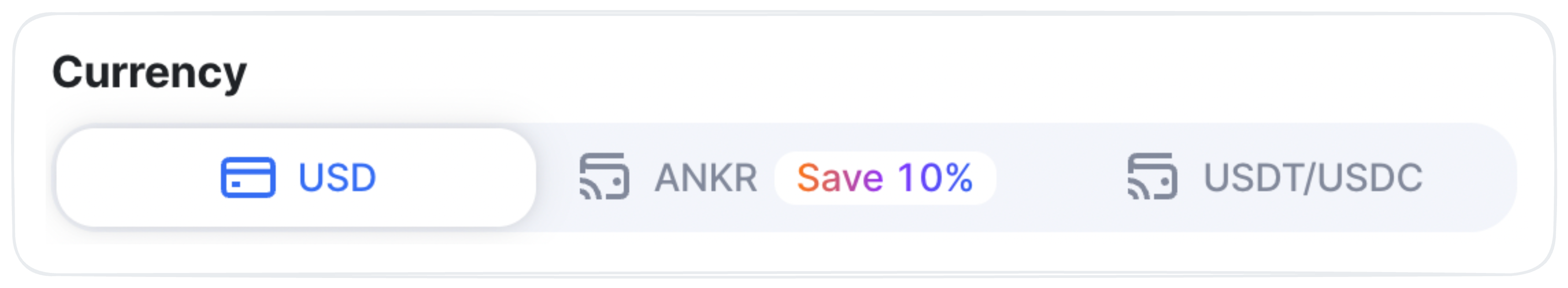 Payment currency