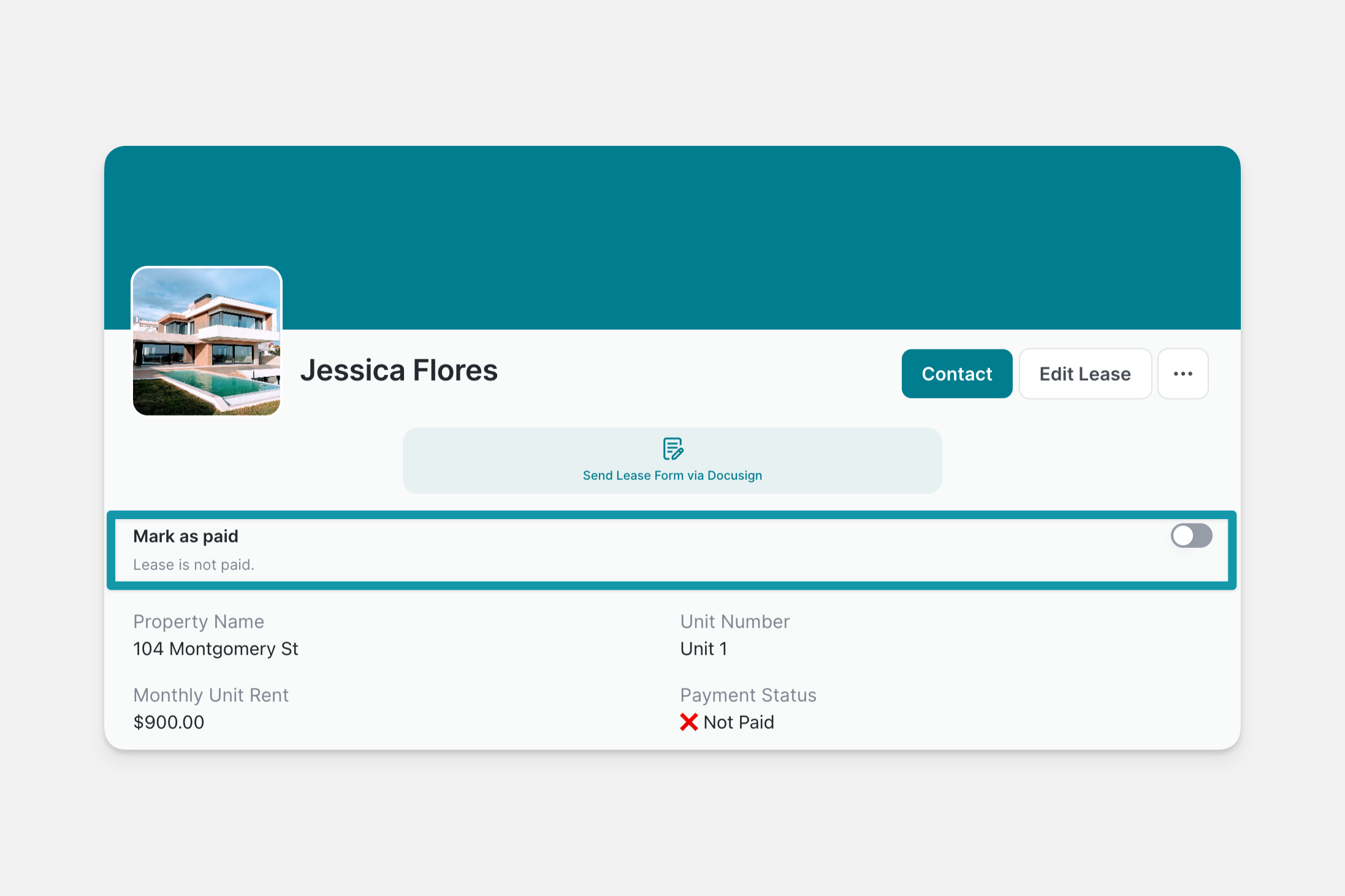 Use case of the Switch component.