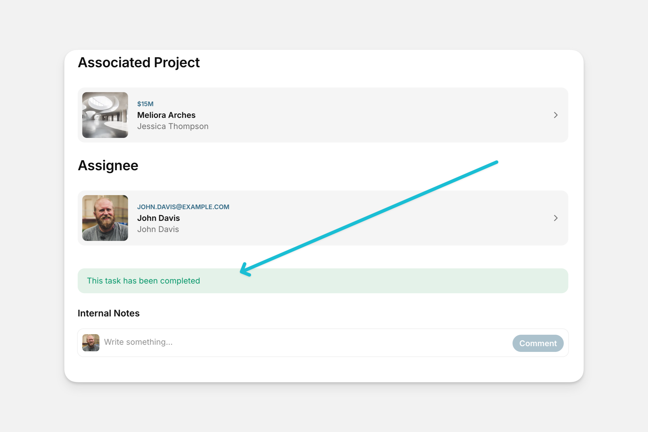 Configuring the Hint component.