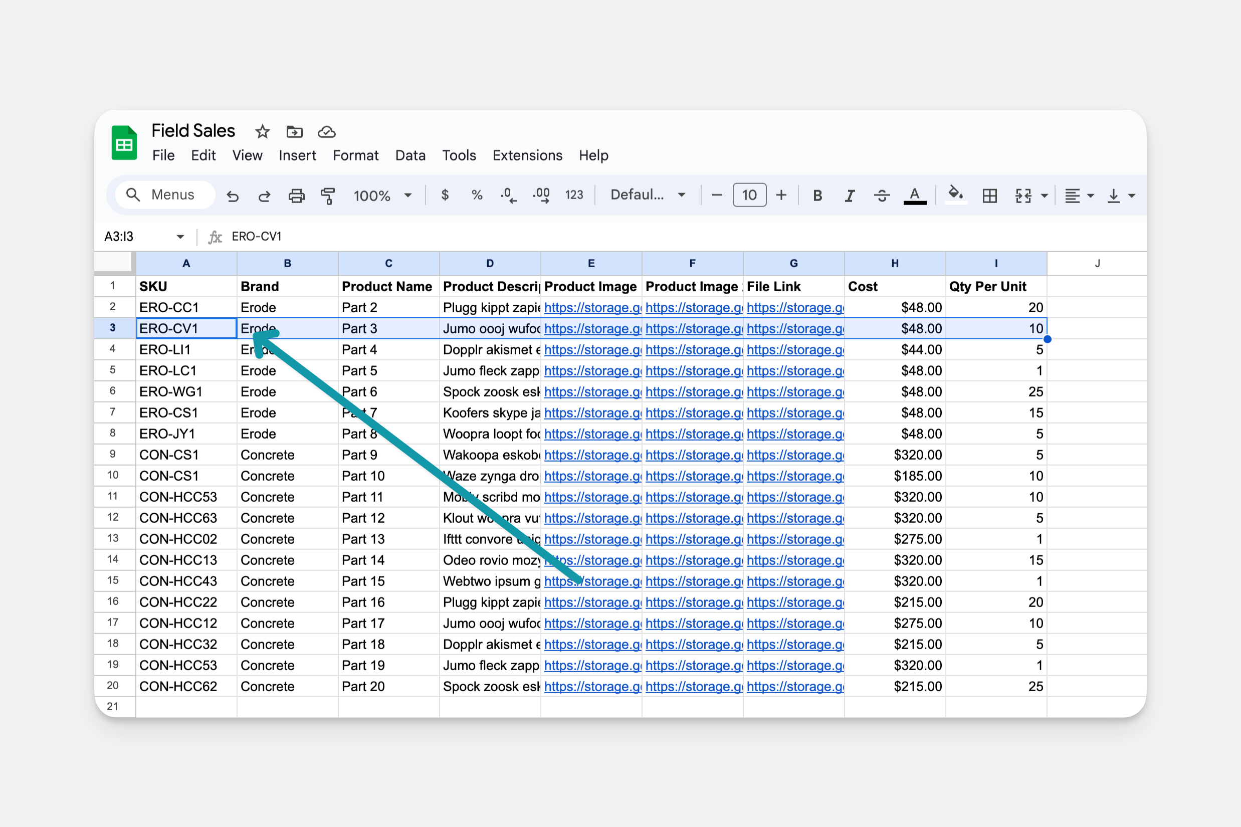 Google Sheet Unique ID 2