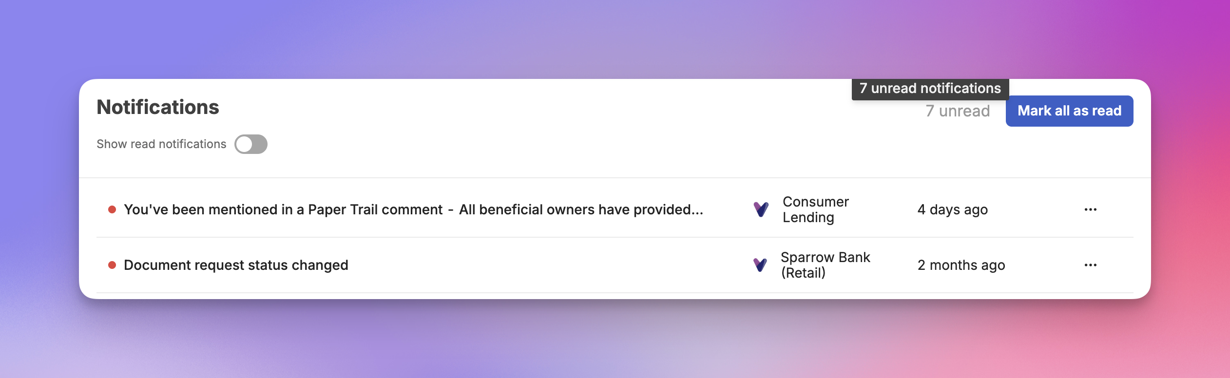 Comment Notification