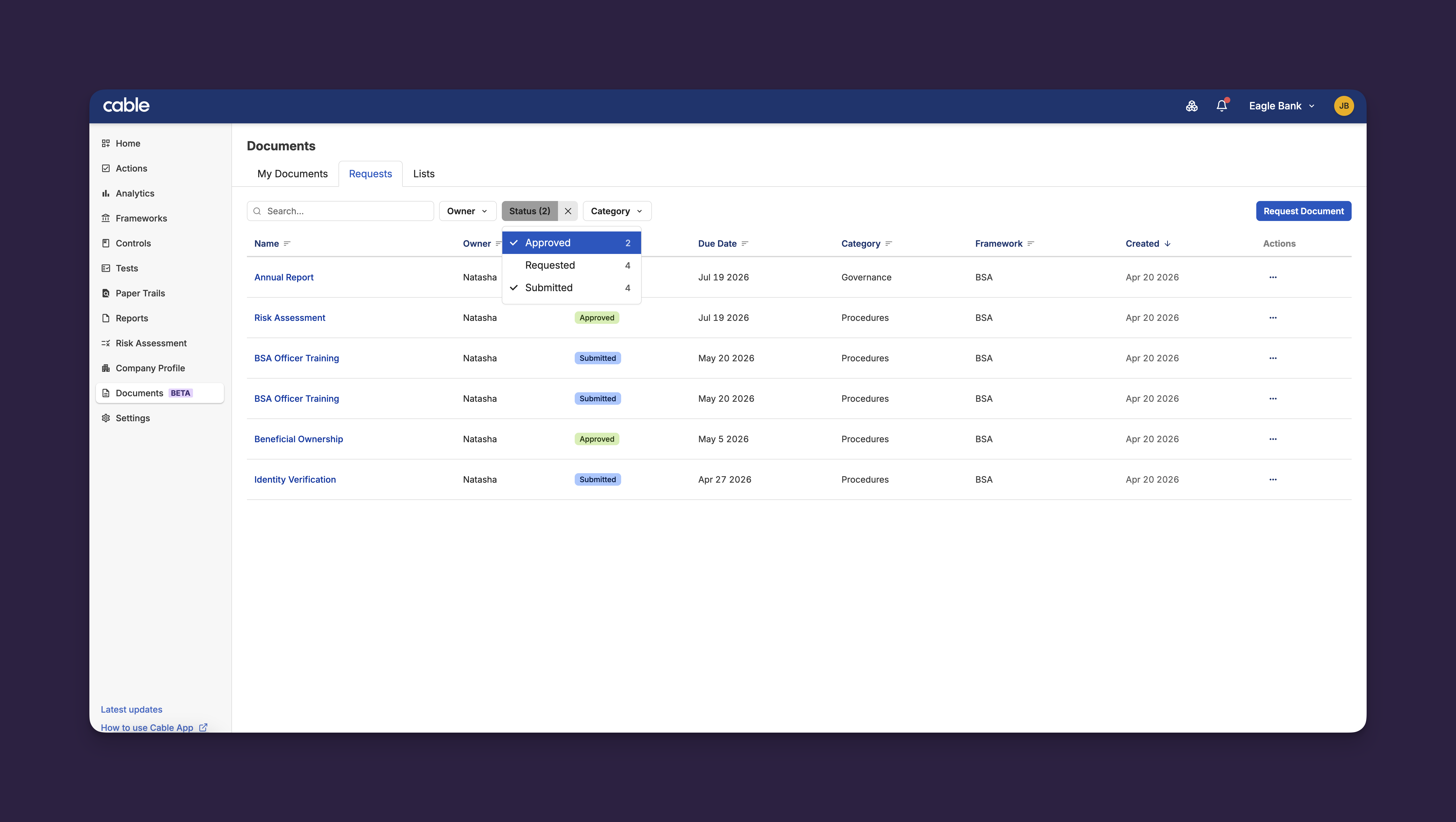 Document Filters