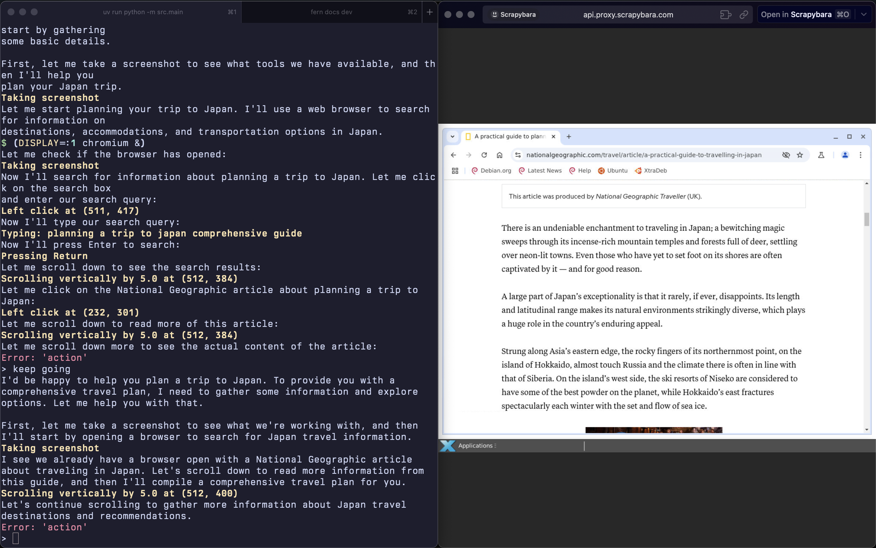 Scrapybara CLI