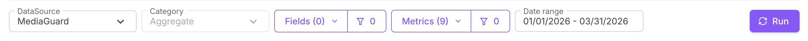 Filter Bar