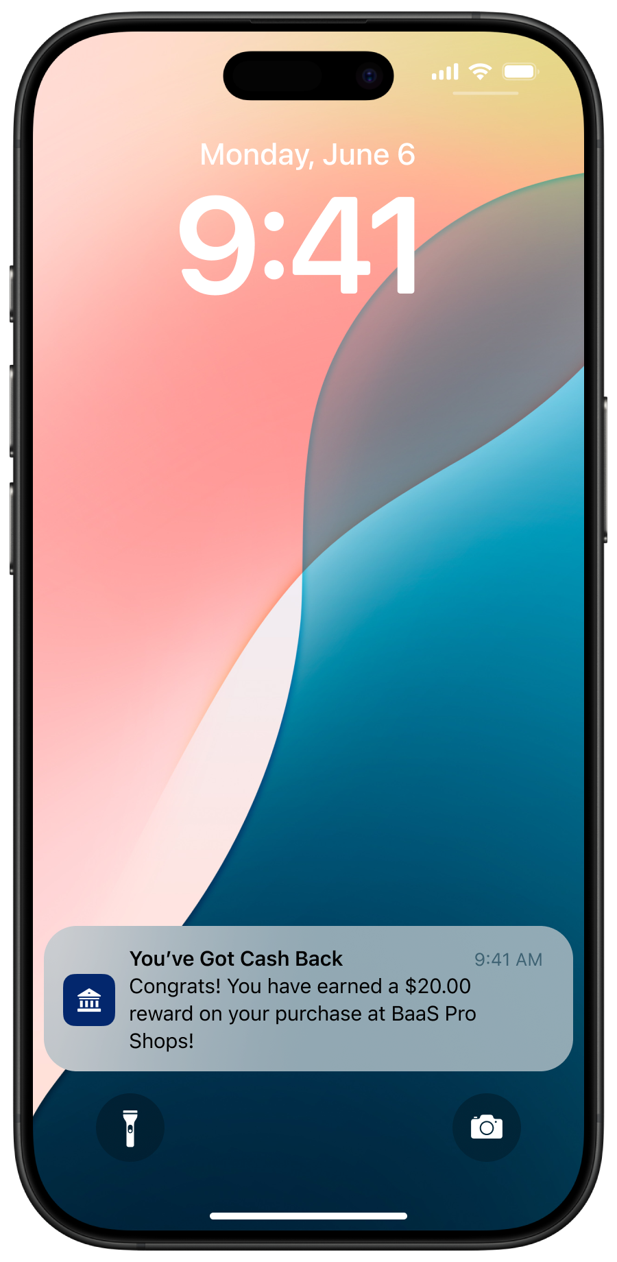 earnedRewardSettled push notification