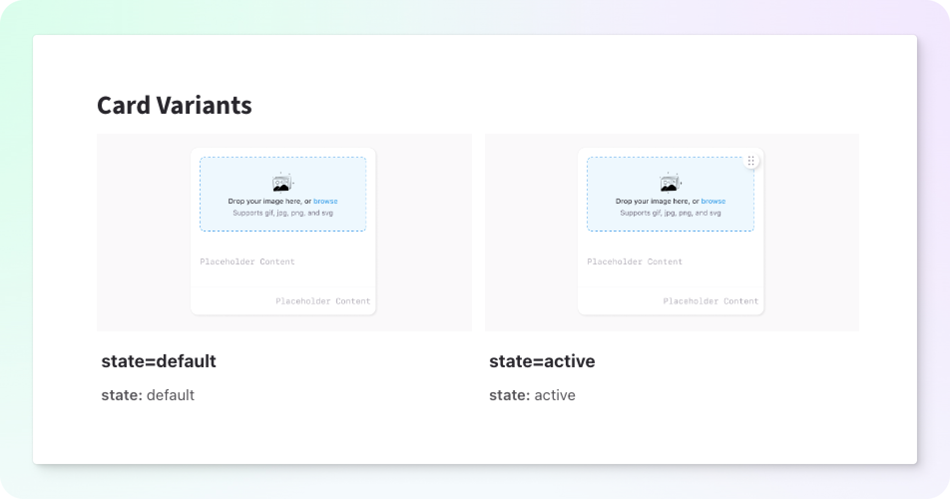 Design source component block