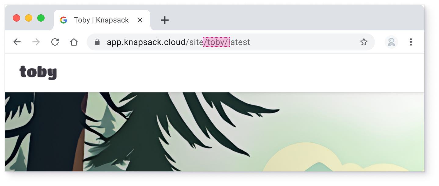 Example of where to find your site's workspace ID