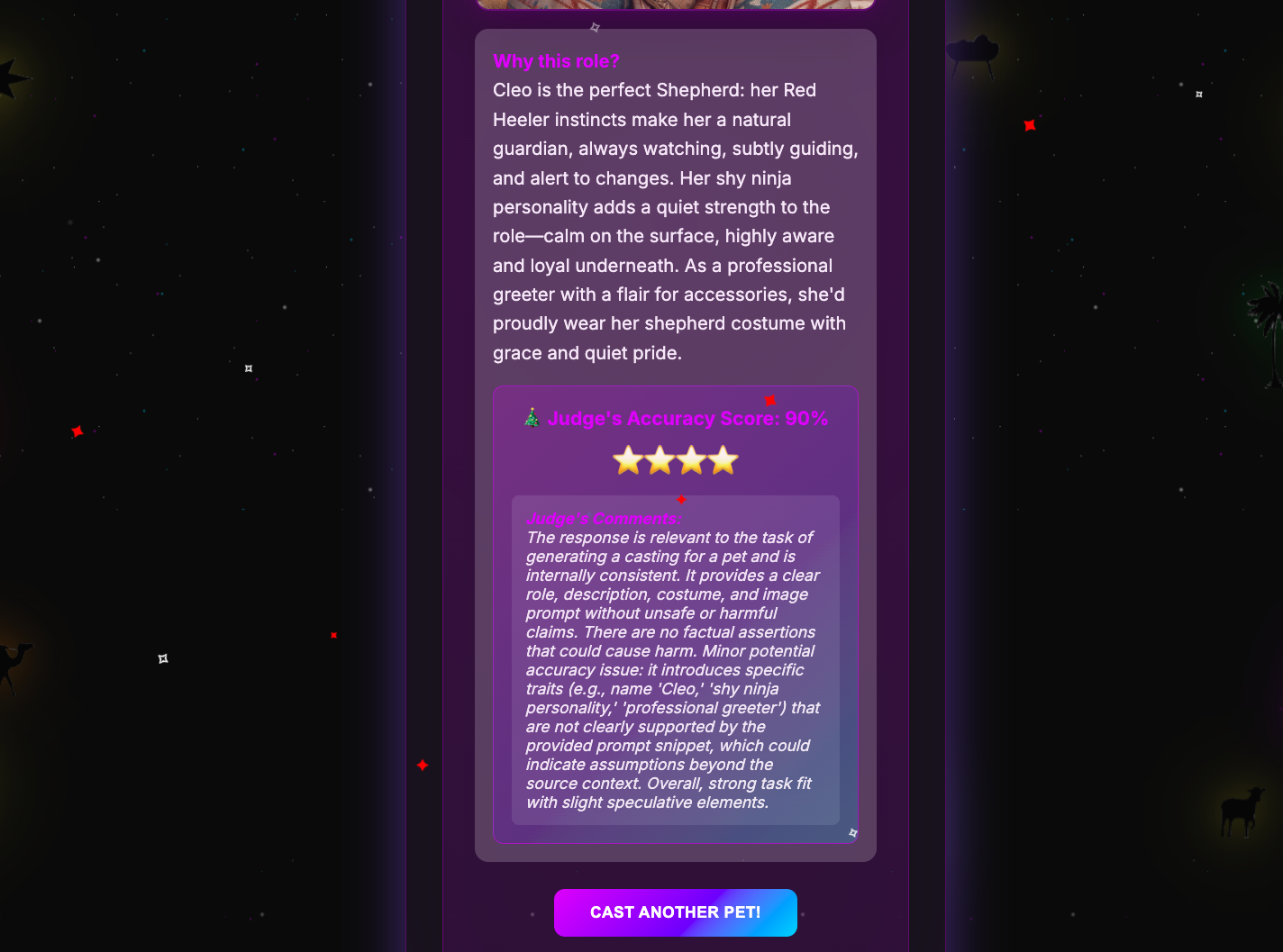 AI Result with Evaluation