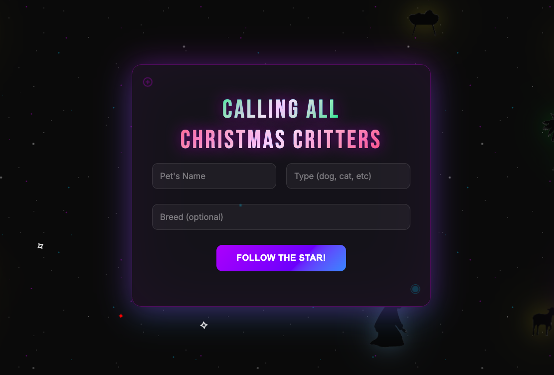 Welcome Screen
