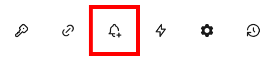 The "follow flag" icon called out on the flag's right sidebar.