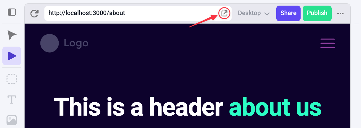 View page icon